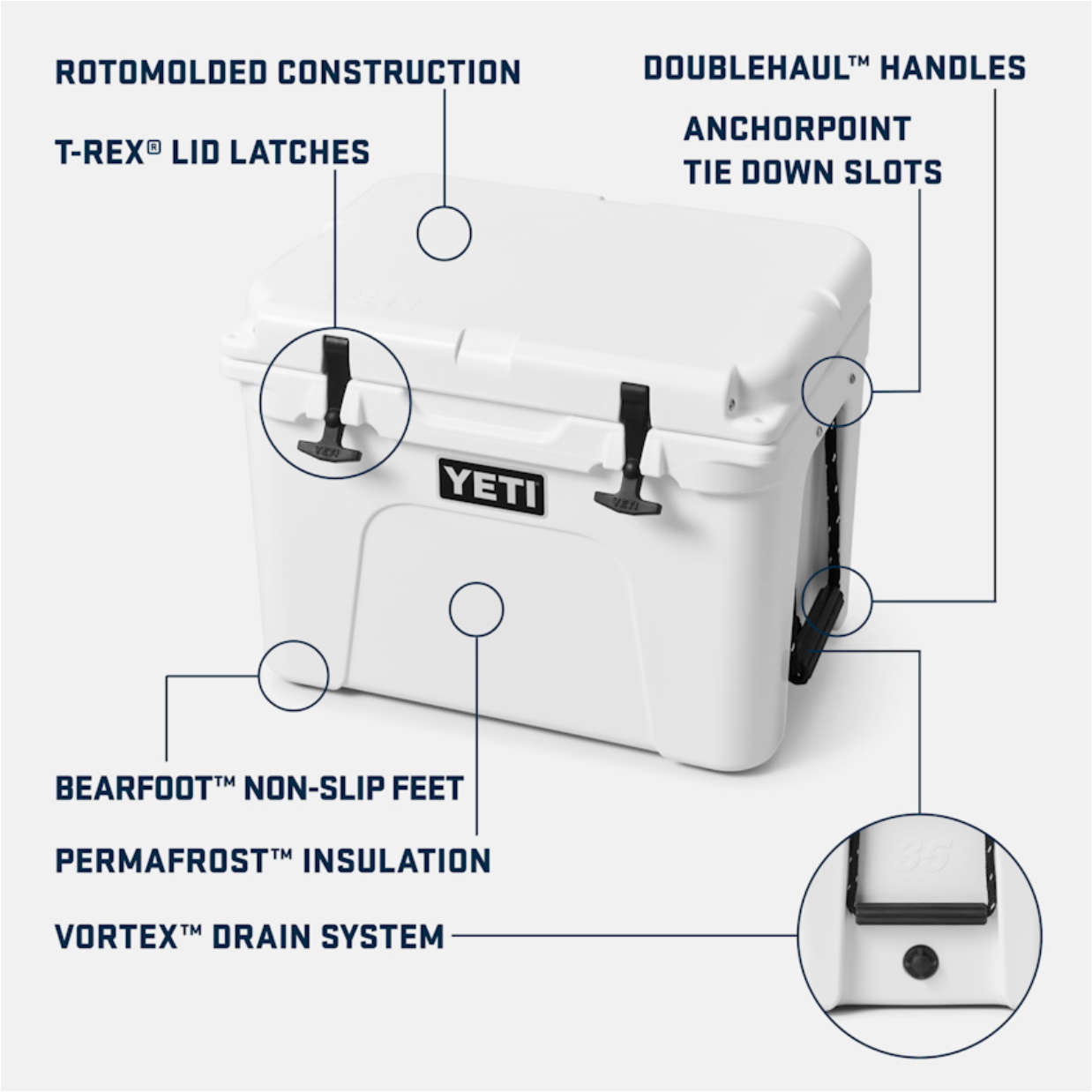 2026 YETI Tundra 35 Cool Box 70000000005 - Tan